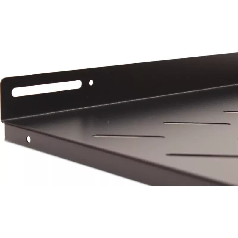 Getfort 60cm Stała Półka Rack 1U 19-calowa Czarna 20kg