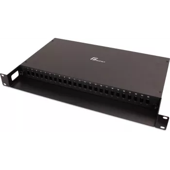 GETFORT GF-FO01-SX 1U 19-Inch 24xSC Simplex Fiber Optic Patch Panel z Tacą Splajsową