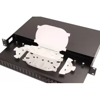 GETFORT GF-FO01-DX 1U 19-Inch 24xSC Duplex Fiber Optic Patch Panel z wysuwaną tacą