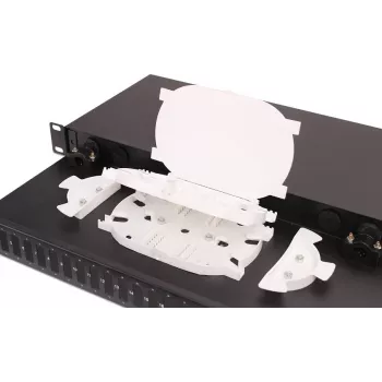 GETFORT GF-FO04-DX 1U 19 Cali 24xSC Duplex Stała Panel Krosowy Światłowodowy
