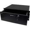 Getfort GF-4U-drawer 4U Rack Drawer - 19-calowa szuflada wysuwana z zamkiem, czarna