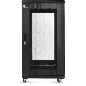 GETFORT 19-calowa 22U Szafa Rack Wolnostojąca 600x800mm Drzwi Perforowane Czarny