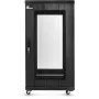 GETFORT 19-calowa 22U Szafa Rack Wolnostojąca 600x800mm Drzwi Perforowane Czarny
