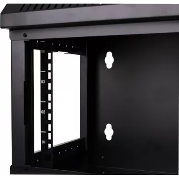 Getfort WGF04-33EH-WGB 10-calowa 4U szafa rack naścienna 300x300mm Czarny