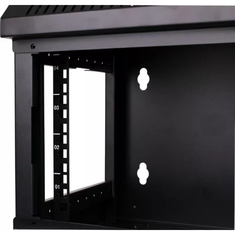 Getfort WGF04-33EH-WGB 10-calowa 4U szafa rack naścienna 300x300mm Czarny