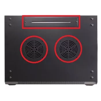 GETFORT ECO v2 19 inch 6U 600x450 Szafa Rack Ścienna Czarna