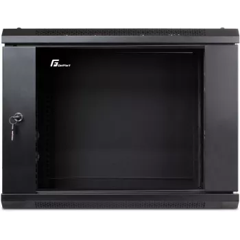 GETFORT ECO v2 19 inch 9U 600x450 Szafa ścienna RAL 9005 Czarny