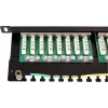 Panel krosowy FTP Cat.5e 24 porty 0.5U Czarny GETFORT PGF-5EFTP24-B8