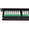 GETFORT PGF-5EUTP48-B9 Panel Krosowy UTP Cat.5e 48 Portów 2U 19 inch Rackmount Czarny