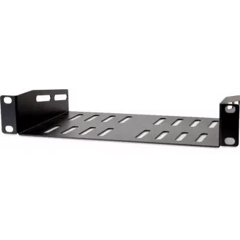 Getfort HGF-30H-WB 10-calowa 1U stała półka do szafy rack, czarna, głębokość 150 mm, nośność 10 kg