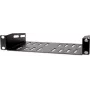 Getfort HGF-30H-WB 10-calowa 1U stała półka do szafy rack, czarna, głębokość 150 mm, nośność 10 kg