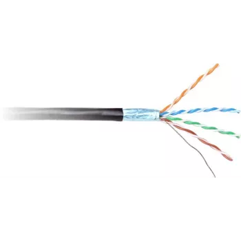 GETFORT Cat.5e F/UTP Outdoor Patch Cable 305m Black
