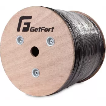 GETFORT CAT.6 U/UTP Outdoor Gel-Filled Twisted Pair Cable 305m Black