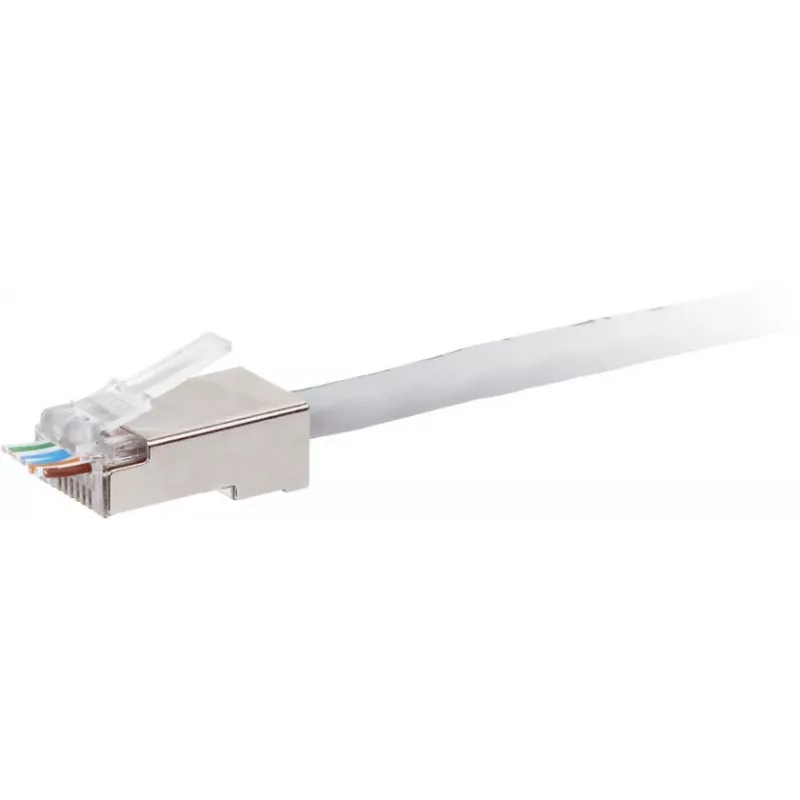 GETFORT RJ45 Cat.6 Ekranowany łącznik przelotowy 8P8C 100 szt. przezroczysty