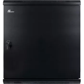 GETFORT 19 inch Szafa Rack Ścienna 12U 600x600 mm Drzwi Pełne Stalowe Czarny