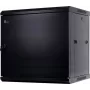 GETFORT 19 inch Szafa Rack Ścienna 12U 600x600 mm Drzwi Pełne Stalowe Czarny