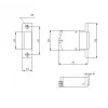 ELEKTRA-PLUS R1-12.10 Szeroki Zamek Elektryczny 12V AC/DC 3000N