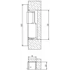 ELEKTRA-PLUS R2 Narrow Electric Strike Right-Handed Fail-Secure 10-24V AC/DC 3000N