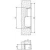 ELEKTRA-PLUS R2 Narrow Left Electric Door Strike, Fail-Secure, 10-24V AC/DC, 3000N Holding Force