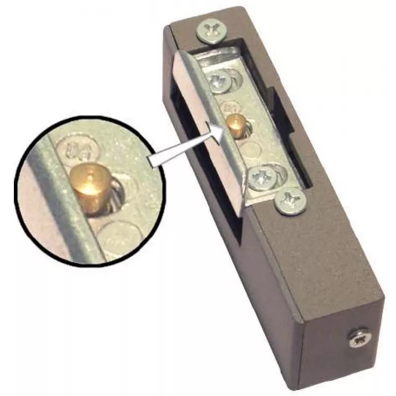 ELEKTRA-PLUS Elektryczny Zamek Drzwiowy R3 z Pamięcią, Bez Blokady Mechanicznej, Lewy, 12V AC/DC, Fail-Secure