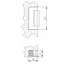 ELEKTRA-PLUS R5 Electric Door Strike, Narrow 16.5mm, Symmetrical, Fail-Secure, 10-24V AC/DC