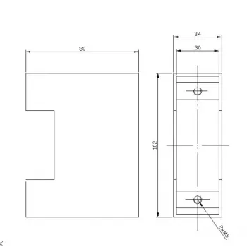 ELEKTRA-PLUS KASETA ELEKTRA R1 Zewnętrzna kaseta roletowa, aluminiowa, 165x165 mm, montaż natynkowy/podtynkowy, kolory RAL