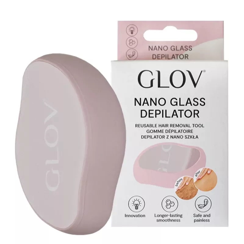 GLOV Depilator z Nano Glass Różowy
