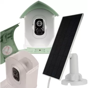 Kamera do karmnika dla ptaków Redleaf RD001 z rozdzielczością 2K, kątem 160°, noktowizją, Wi-Fi, detekcją ruchu PIR, rozpoznawaniem ptaków AI, dwukierunkowym audio, IP65, pojemnością 2,5L