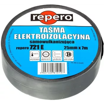 REPERO WTE721EX-0019-07 Taśma samowulkanizująca 19mm x 7m Czarna