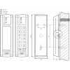 ROGER PR312EM-BK Kontroler dostępu z czytnikiem zbliżeniowym EM 125 kHz