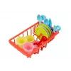 LEAN TOYS Kolorowy Zlew z Kranem i Zmywarką z Akcesoriami