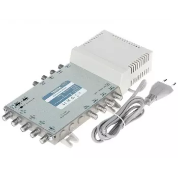 TERRA Multiswitch MR-508 5 wejść/8 wyjść Wzmacniacz dystrybucyjny satelitarny i naziemny