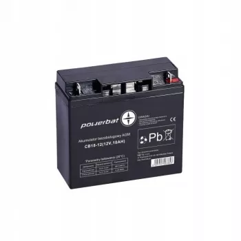 POWERBAT CB 18-12 AGM Battery 12V 18Ah