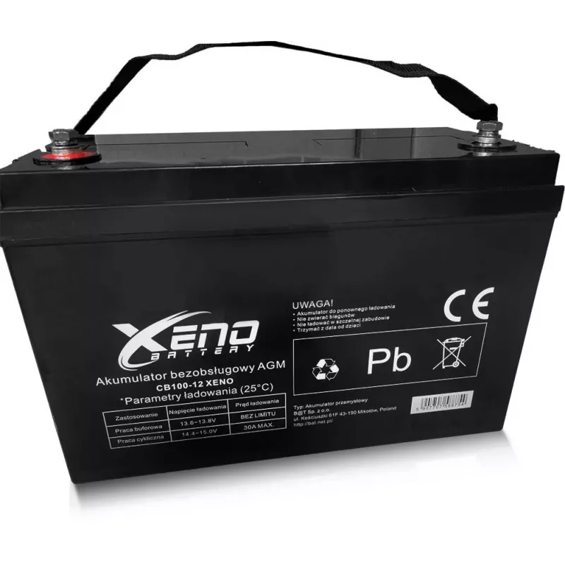 BAT Xeno Black 12V 100Ah AGM Battery