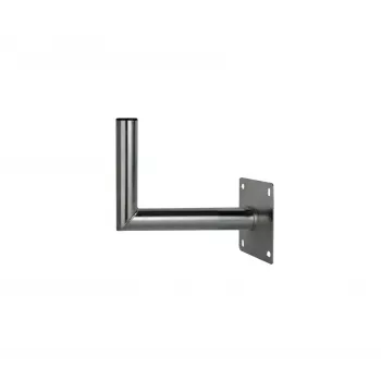 CORAB USL-48/250AL Angular Wall Mount Bracket for 48mm Pole, 250mm Offset, Aluminum, Silver