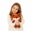 LEAN TOYS Pluszowy Lis Pluszowa Zabawka Miękka Przytulanka 28 cm
