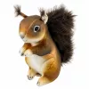 LEAN TOYS Pluszowa Wiewiórka Mascot Przytulanka Realistyczna Brązowa 22 cm