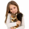 LEAN TOYS Pluszowa Wiewiórka Mascot Przytulanka Realistyczna Brązowa 22 cm