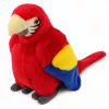 LEAN TOYS Pluszowa Papuga Ara Egzotyczny Ptak Mascot Przytulanka Czerwona 24 cm