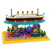 LEAN TOYS Klocki Konstrukcyjne Titanic na Rafie Koralowej 3892 szt.