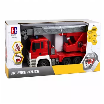 LEAN TOYS Wóz Strażacki z Obręczem 660°, Zdalnie Sterowany RC 1:20