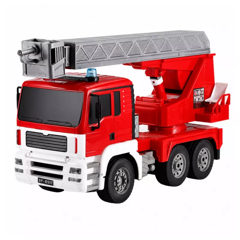 LEAN TOYS Wóz Strażacki z Obręczem 660°, Zdalnie Sterowany RC 1:20