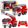 LEAN TOYS Wóz Strażacki z Obręczem 660°, Zdalnie Sterowany RC 1:20