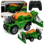LEAN TOYS Kombajn Rolniczy z Opryskiwaczem Funkcja Spryskiwania Światła Dźwięki 1:24