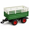 LEAN TOYS Zdalnie Sterowany Ciągnik Rolniczy RC z Przyczepą i Figurką Krowy 1:24