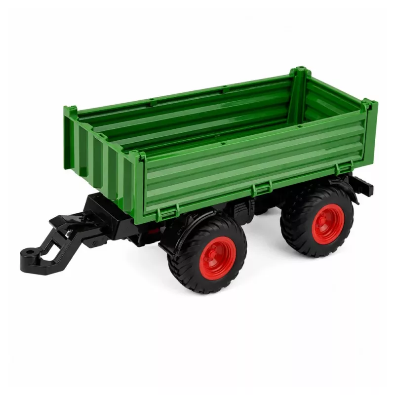 LEAN TOYS Zdalnie Sterowany Ciągnik Rolniczy z Wywrotką, Światła, Dźwięk 1:24