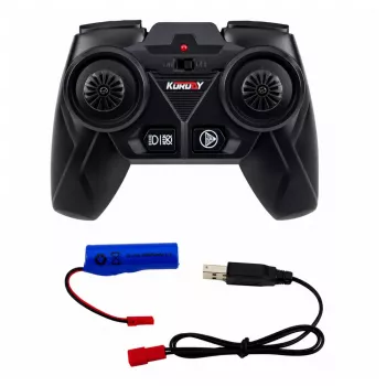 LEAN TOYS RC Pilotowany Ciągnik z Przyczepą Leśną i Chwytakiem do Drewna 1:24