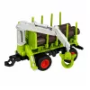 LEAN TOYS RC Pilotowany Ciągnik z Przyczepą Leśną i Chwytakiem do Drewna 1:24