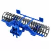 LEAN TOYS RC Zielony Traktor z Wałem i Farmerem 1:24 Zdalnie Sterowany