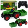 LEAN TOYS Zdalnie Sterowany Ciągnik Rolniczy RC z Przyczepą Skrzyniową Farmer 1:24